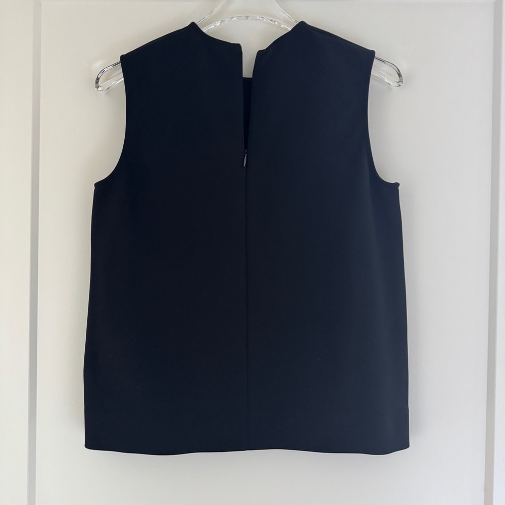 The Row Shellane Black Scuba Sleeveless Crewneck Top - Picture 6 of 9